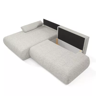 Eckschlafsofa mit Stauraum SURREY 1 - helle Esche, linke Ecke