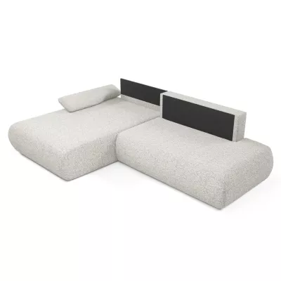 Eckschlafsofa mit Stauraum SURREY 1 - helle Esche, linke Ecke