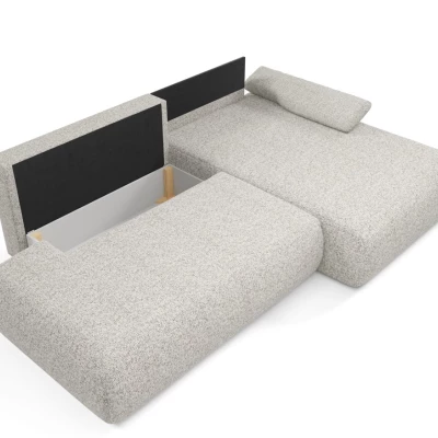 Eckschlafsofa mit Stauraum SURREY 1 - helle Esche, rechte Ecke