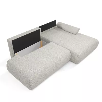 Eckschlafsofa mit Stauraum SURREY 1 - helle Esche, rechte Ecke