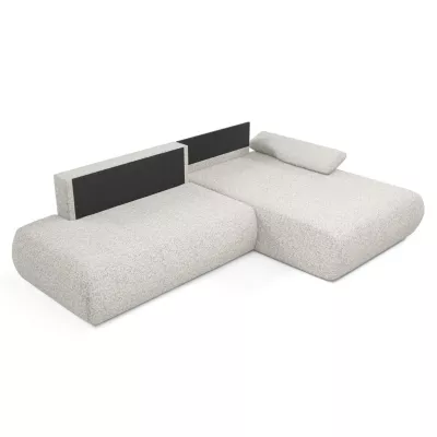 Eckschlafsofa mit Stauraum SURREY 1 - helle Esche, rechte Ecke