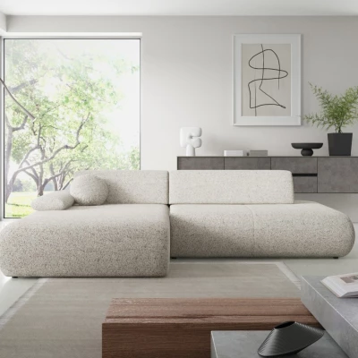 Eckschlafsofa mit Stauraum SURREY 1 - beige 1, linke Ecke
