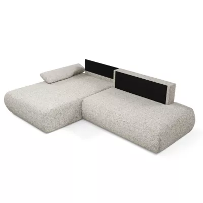 Eckschlafsofa mit Stauraum SURREY 1 - beige 1, linke Ecke