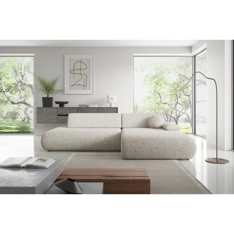 Eckschlafsofa mit Stauraum SURREY 1 - beige 1, rechte Ecke