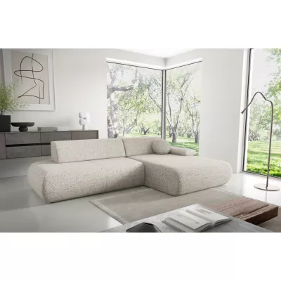 Eckschlafsofa mit Stauraum SURREY 1 - beige 1, rechte Ecke