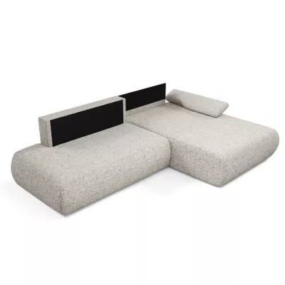Eckschlafsofa mit Stauraum SURREY 1 - beige 1, rechte Ecke