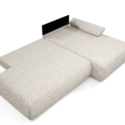 Eckschlafsofa mit Stauraum SURREY 1 - beige 1, rechte Ecke