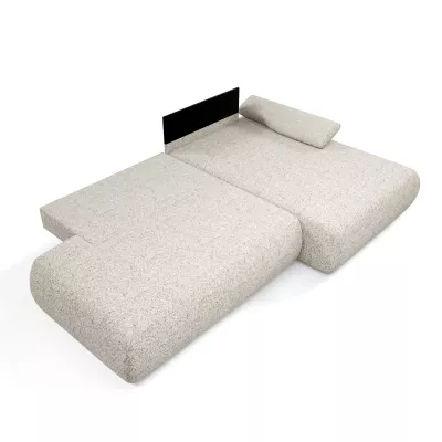 Eckschlafsofa mit Stauraum SURREY 1 - beige 1, rechte Ecke