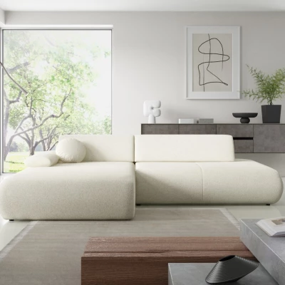 Eckschlafsofa mit Stauraum SURREY 1 - ecru, linke Ecke