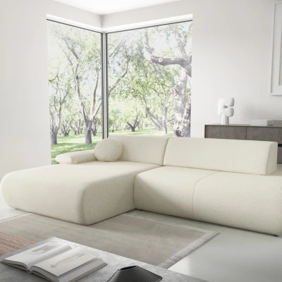 Eckschlafsofa mit Stauraum SURREY 1 - ecru, linke Ecke