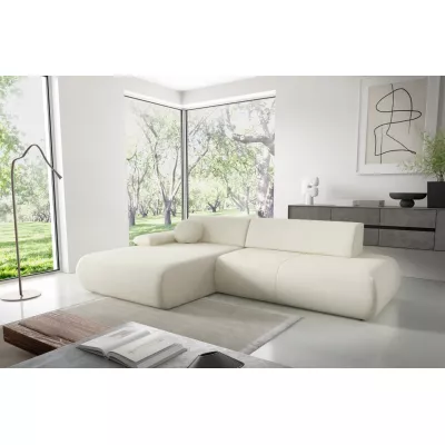 Eckschlafsofa mit Stauraum SURREY 1 - ecru, linke Ecke