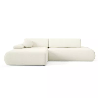 Eckschlafsofa mit Stauraum SURREY 1 - ecru, linke Ecke