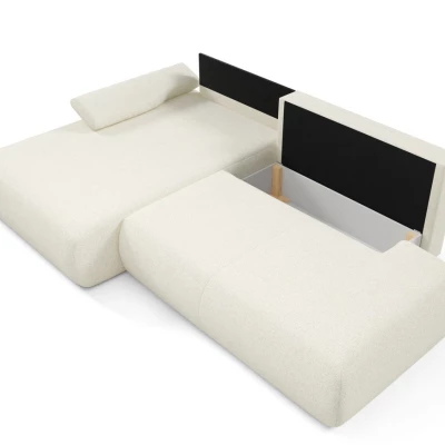 Eckschlafsofa mit Stauraum SURREY 1 - ecru, linke Ecke
