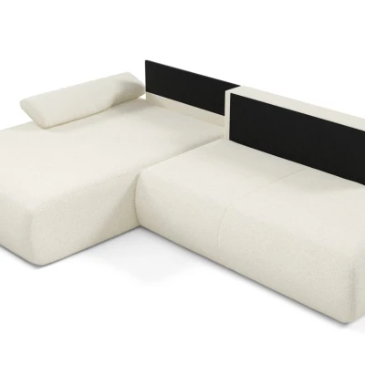 Eckschlafsofa mit Stauraum SURREY 1 - ecru, linke Ecke