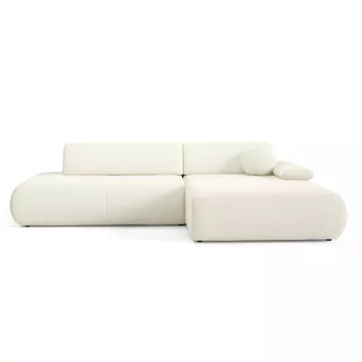 Eckschlafsofa mit Stauraum SURREY 1 - ecru, rechte Ecke