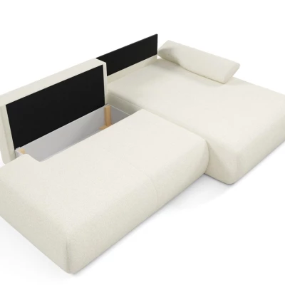 Eckschlafsofa mit Stauraum SURREY 1 - ecru, rechte Ecke