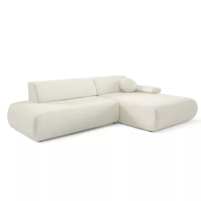Eckschlafsofa mit Stauraum SURREY 1 - ecru, rechte Ecke
