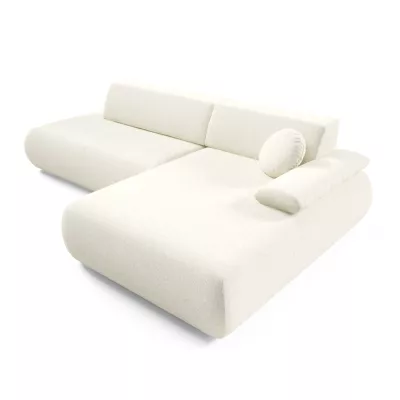 Eckschlafsofa mit Stauraum SURREY 1 - ecru, rechte Ecke
