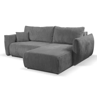 SUDBURY Eckschlafsofa – Stahlgrau