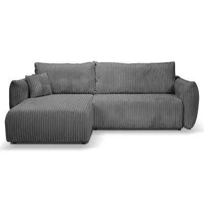 SUDBURY Eckschlafsofa – Stahlgrau
