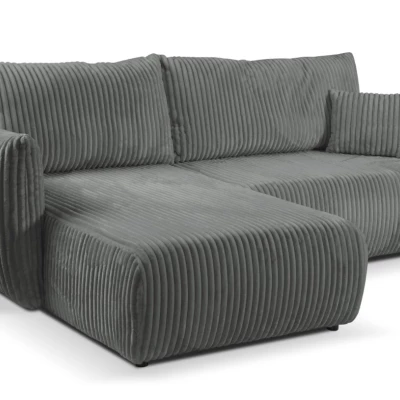 SUDBURY Eckschlafsofa – Stahlgrau