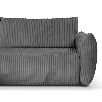 SUDBURY Eckschlafsofa – Stahlgrau