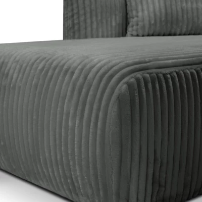 SUDBURY Eckschlafsofa – Stahlgrau