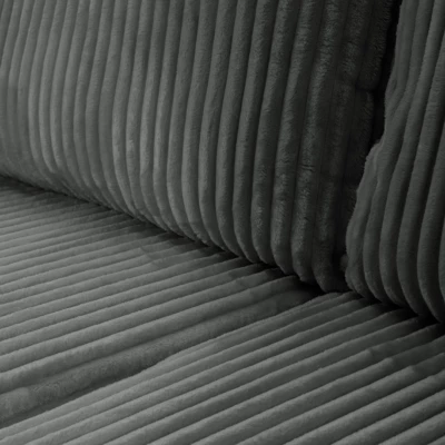 SUDBURY Eckschlafsofa – Stahlgrau