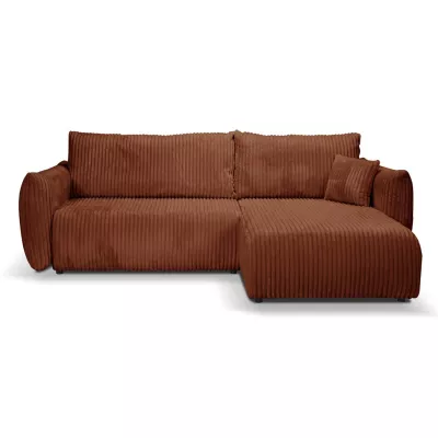 SUDBURY Ecksofa mit Schlaffunktion - Ziegelstein