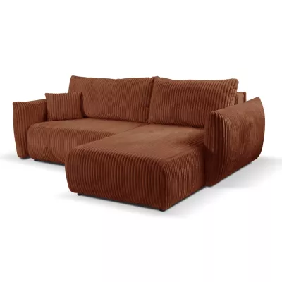 SUDBURY Ecksofa mit Schlaffunktion - Ziegelstein