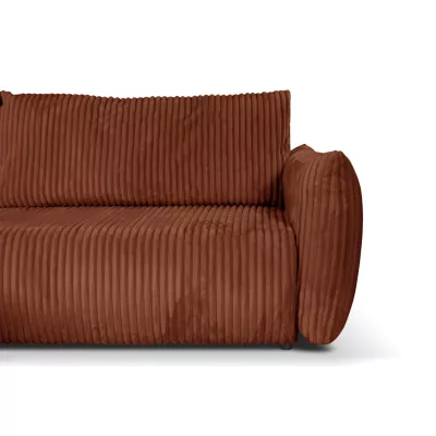 SUDBURY Ecksofa mit Schlaffunktion - Ziegelstein