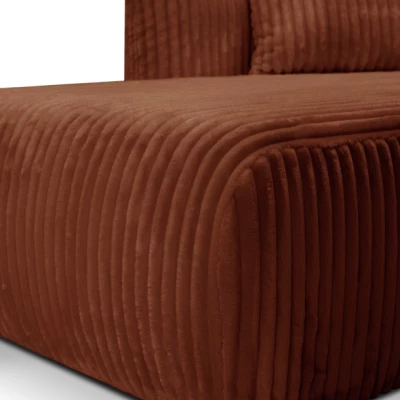 SUDBURY Ecksofa mit Schlaffunktion - Ziegelstein