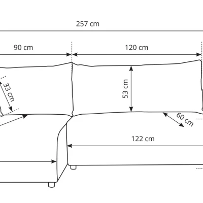 SUDBURY Eckschlafsofa - ecru 1