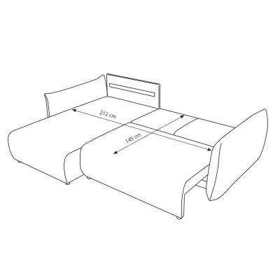 SUDBURY Eckschlafsofa – Creme