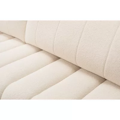 Ecksofa KELOWNA – cremefarben, linke Ecke