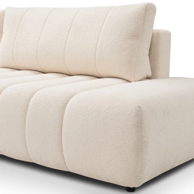 Ecksofa KELOWNA – cremefarben, rechte Ecke