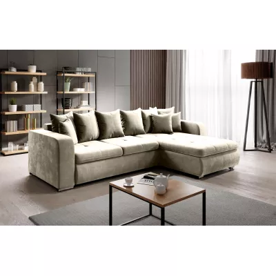 Ecksofa DAFNI MINI - beige, rechte Ecke