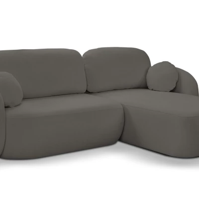 Schlafsofa mit Stauraum COBOURG 1 - Graphit, rechte Ecke