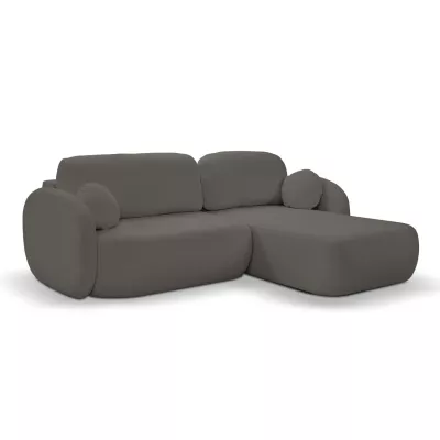 Schlafsofa mit Stauraum COBOURG 1 - Graphit, rechte Ecke