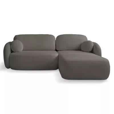 Schlafsofa mit Stauraum COBOURG 1 - Graphit, rechte Ecke
