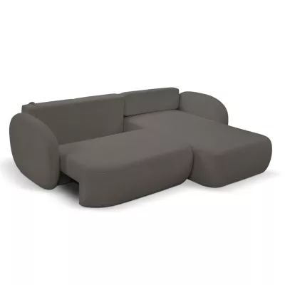 Schlafsofa mit Stauraum COBOURG 1 - Graphit, rechte Ecke