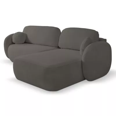 Schlafsofa mit Stauraum COBOURG 1 - Graphit, rechte Ecke