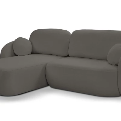 Schlafsofa mit Stauraum COBOURG 1 - Graphit, linke Ecke