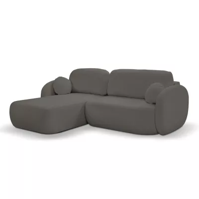 Schlafsofa mit Stauraum COBOURG 1 - Graphit, linke Ecke