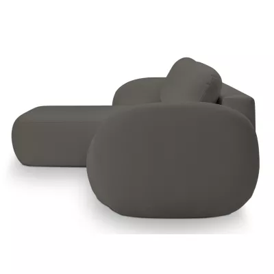 Schlafsofa mit Stauraum COBOURG 1 - Graphit, linke Ecke