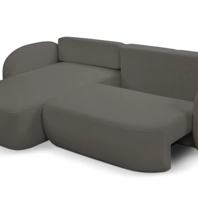 Schlafsofa mit Stauraum COBOURG 1 - Graphit, linke Ecke