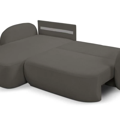 Schlafsofa mit Stauraum COBOURG 1 - Graphit, linke Ecke