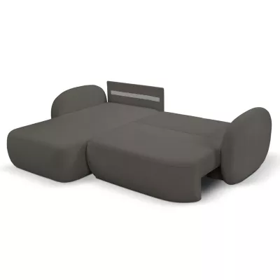 Schlafsofa mit Stauraum COBOURG 1 - Graphit, linke Ecke