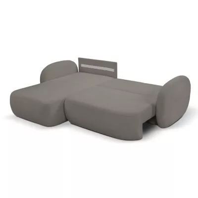 Schlafsofa mit Stauraum COBOURG 1 - dunkelgrau 2, linke Ecke