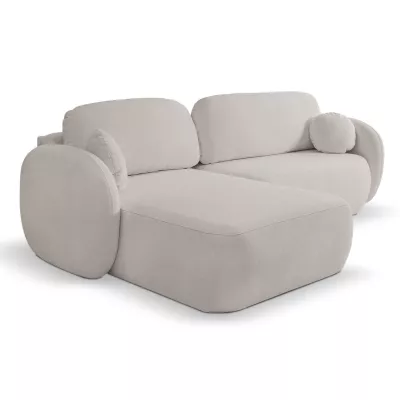 Schlafsofa mit Stauraum COBOURG 1 - hellgrau 2, linke Ecke